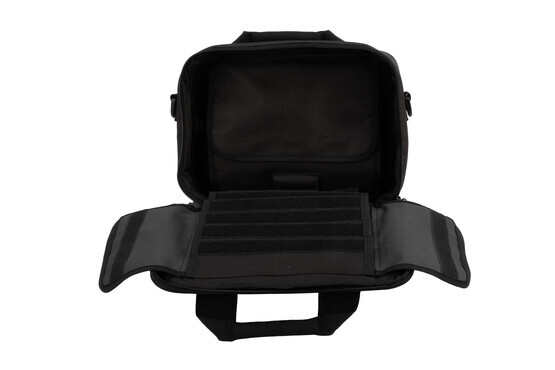 NcSTAR VISM Double Pistol Black Range Bag features padded carry handles and an adjustable shoulder strap